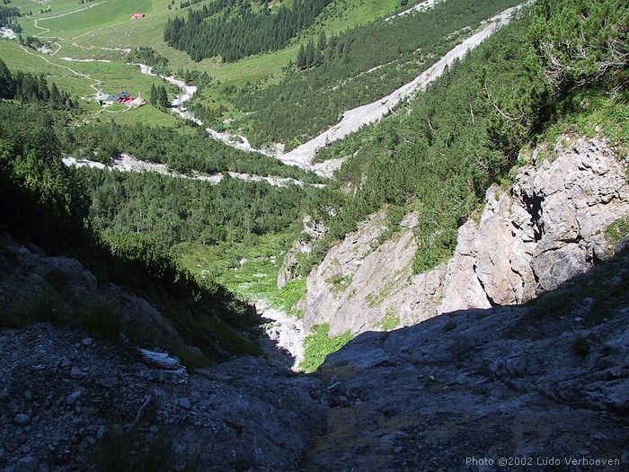 Kleinwalsertal - Widdersteinrundtour - Abstieg ins Gemsteltal