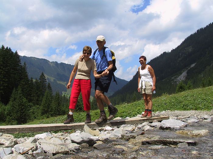 Kleinwalsertal - Gemsteltalwanderung (22.7.2002) - Wanderspass