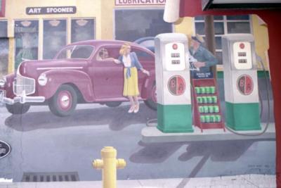 painted gas station toronto