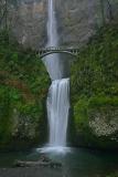 Multnomah Falls in the rain