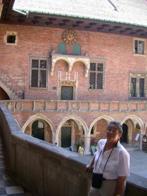 Joan in Collegium Mius Museum (Jagiellonian University)