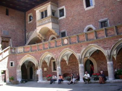 court yard of Jagiellonian University Museum