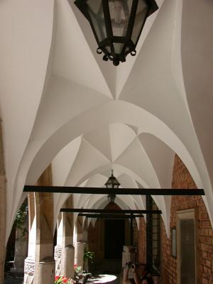 vaulting in Court yard of Jagiellonian University