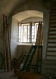 store room in the Baroque theater of the Castle of Cesky Krumlov