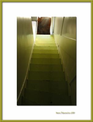 Green stairs down, Barbizon
