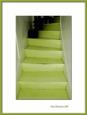 Green stairs up, Barbizon