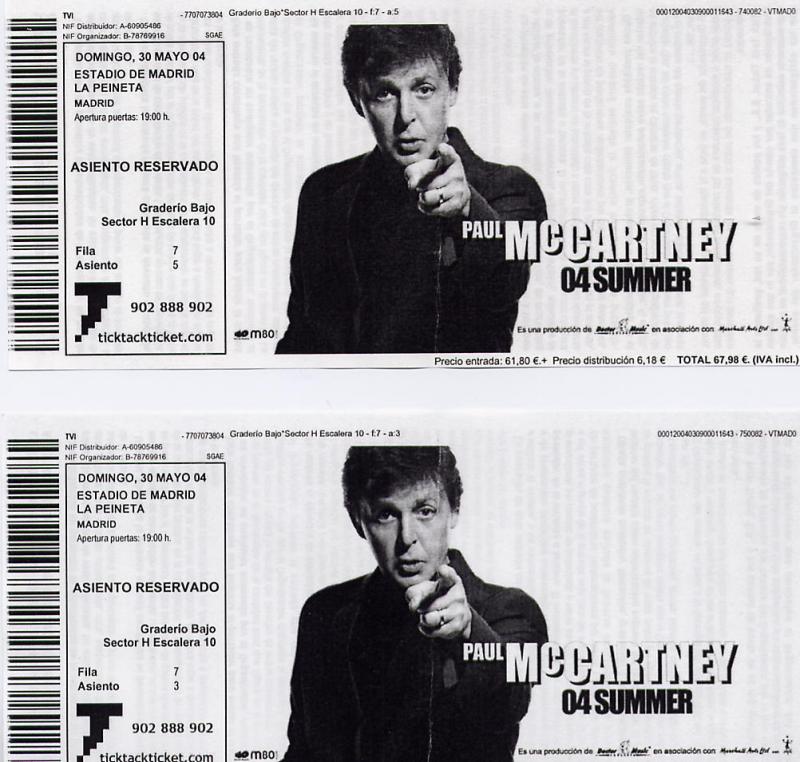 Las entradas
