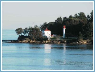 Lighthouse on Mayne Island, BC