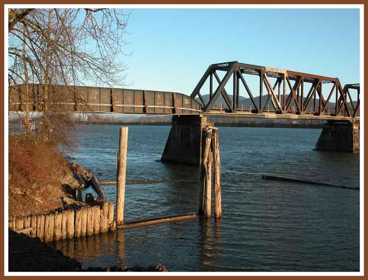 Crossing the Fraser River at Mission
