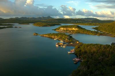 Santa Martha Bay at Sunset