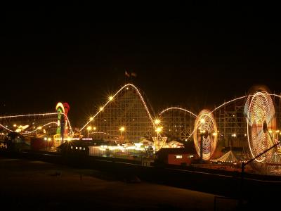 Amusement park at Santa Cruz