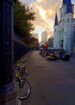 Bicycles in Jackson Square 3854