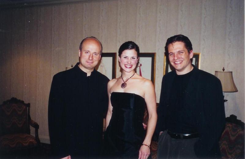 Mary Southworth with Paavo Jarvi and Keith Lockhart