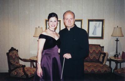 Mary Southworth with Paavo Jarvi