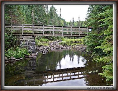Trail bridge, Algonquin PP
