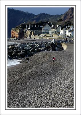 The pebble beach, Sidmouth