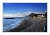 The beach and railings, Sidmouth