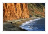 A lone walker, Sidmouth