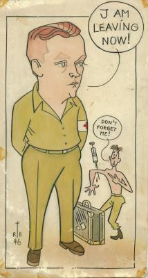 WWII Caricature of Dad