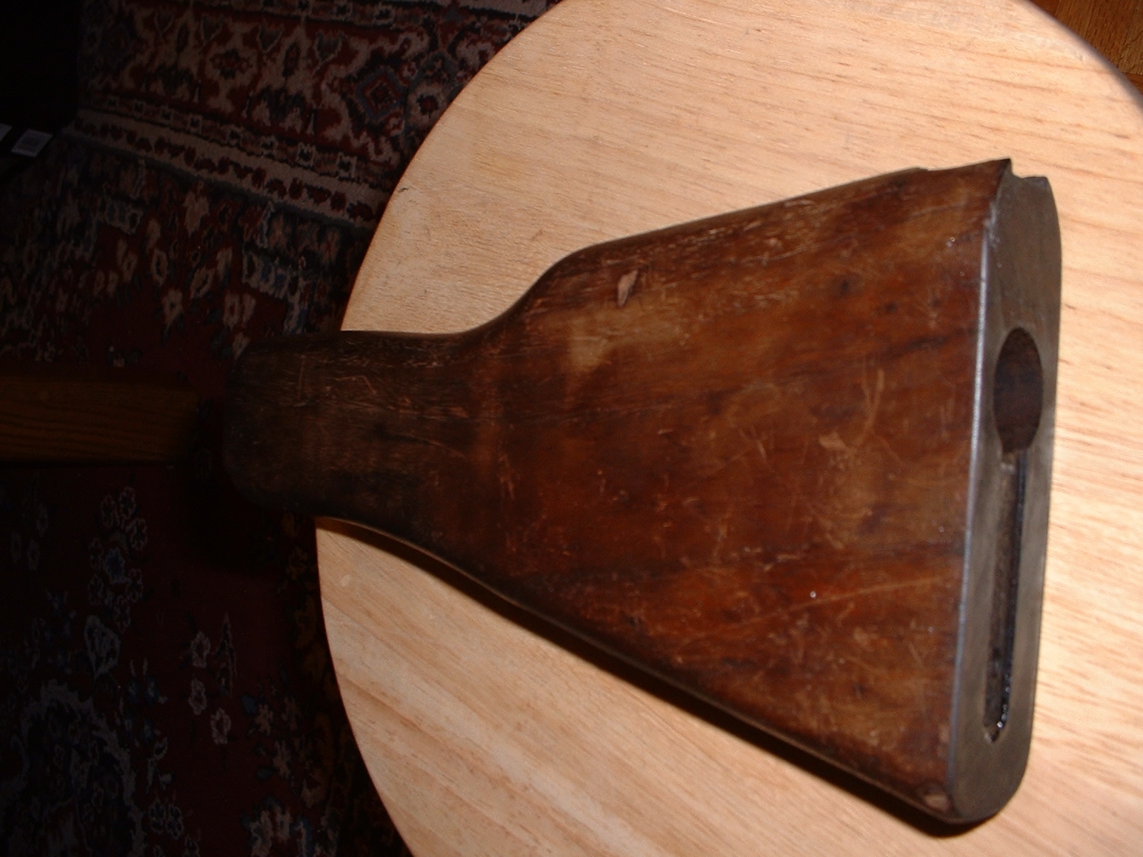 Stock before cleaning and sanding