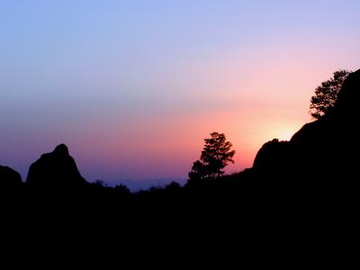 Chisos Mountains Lodge sunset