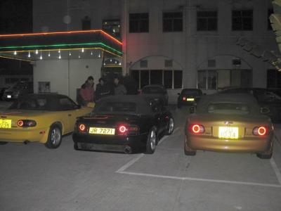 MX5 Night Drive with Guest John Hewitt 15th Jan 2005