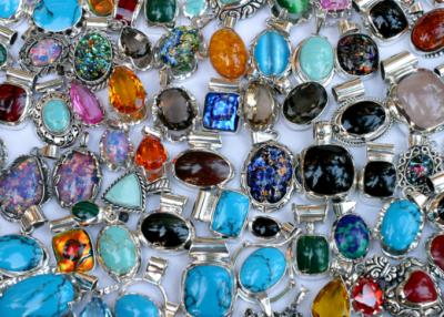 semiprecious stone abstract