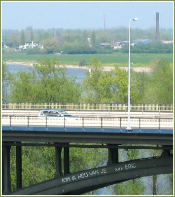 Nijmegen with view on Ooypolder