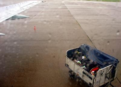 Hey! That's my bag out there in the rain!