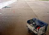 Hey! Thats my bag out there in the rain!