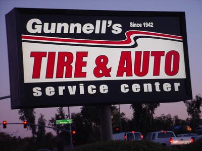 Gunnell's Tire & Auto  service center in Mesa