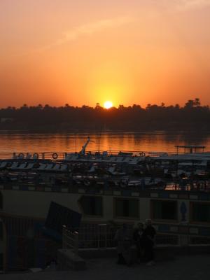 sunset on the Nile river - Tramonto sul Nilo
