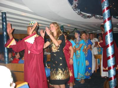 Third day, egyptian party on the boat