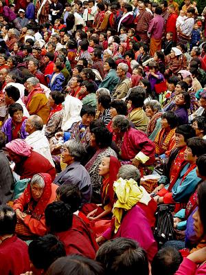 Bumthang Bhutanese, No Chilips @ the new Lhodrak Karchu temple , Jakar Valley 