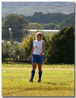 Visit with Buss family and Anna's first soccer game