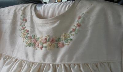 Details of Christening Dress