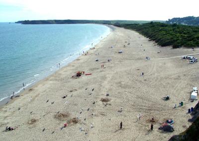 the beach at Tenby