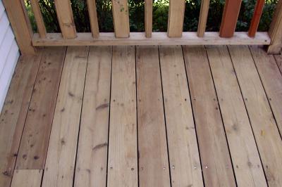 Floor & Rail Area After
