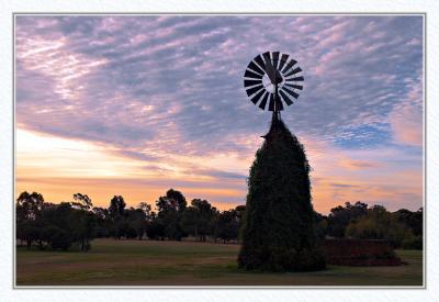 2nd place (equal) Windmill at Dusk (Richard Higgs)