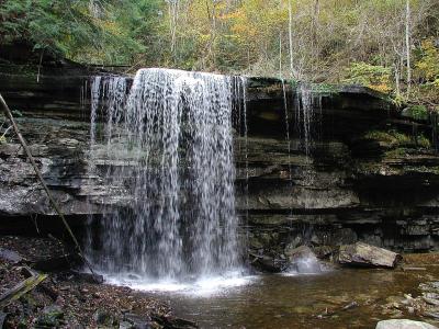 Ranger Falls at the bottom of the gorge
