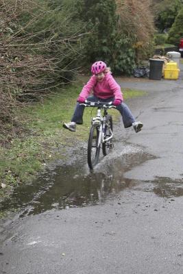 puddle biking 1