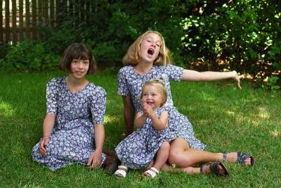 my girls in 1996