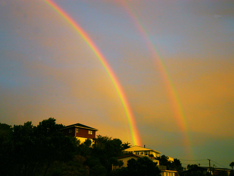 24b April 05 - Late Afternoon Rainbow