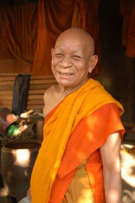 happy monk