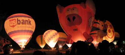 Night Balloon Glow