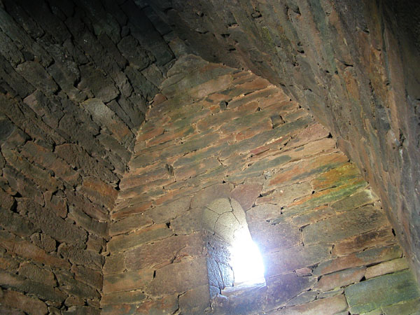 Gallarus Oratory, near Dingle (interior)  (Co. Kerry)