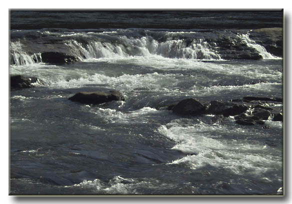 Rapids on Chattooga River near Dicks Creek Falls