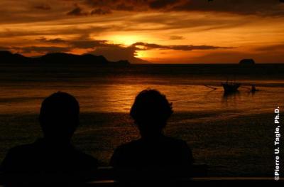 Watching the Sunset at Anilao