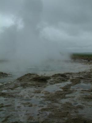 Strokkur erupting