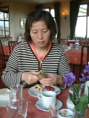 Dining at Efri Brú